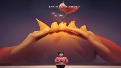 必赢国际2026年度钻石会员专属答谢直播活动预告，主持人在绿色主题直播间介绍顶级福利